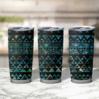 Maori Niho Taniwha Te Wheiao Tumbler Cup Paua Shell - Aussie Hoodie