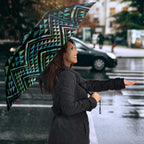 Maori Niho Taniwha Te Wheiao Umbrella Paua Shell - Aussie Hoodie