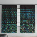 Maori Niho Taniwha Te Wheiao Window Curtain Paua Shell - Aussie Hoodie