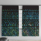Maori Niho Taniwha Te Wheiao Window Curtain Paua Shell - Aussie Hoodie