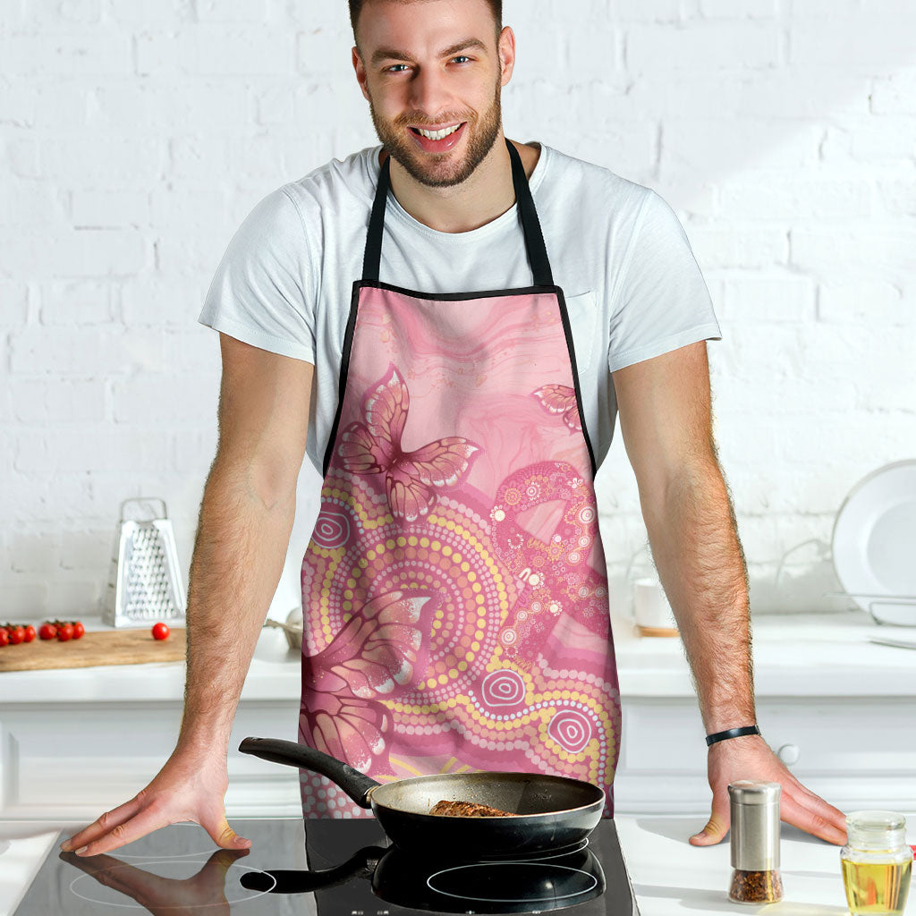 Dreamy Butterfly Collar Australia Breast Cancer Pink Apron Indigenous Art