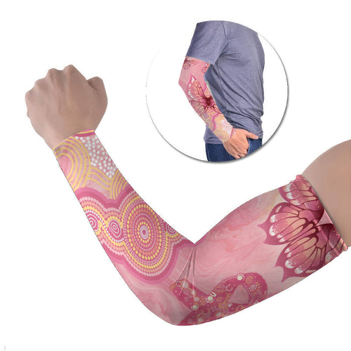 Dreamy Butterfly Collar Australia Breast Cancer Pink Arm Sleeves Indigenous Art