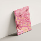 Dreamy Butterfly Collar Australia Breast Cancer Pink Canvas Wall Art Indigenous Art