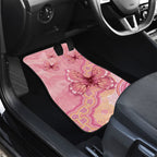 Dreamy Butterfly Collar Australia Breast Cancer Pink Car Mats Indigenous Art