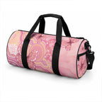 Dreamy Butterfly Collar Australia Breast Cancer Pink Duffle Bag Indigenous Art