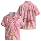 Dreamy Butterfly Collar Australia Breast Cancer Pink Kid Hawaiian Shirt Indigenous Art
