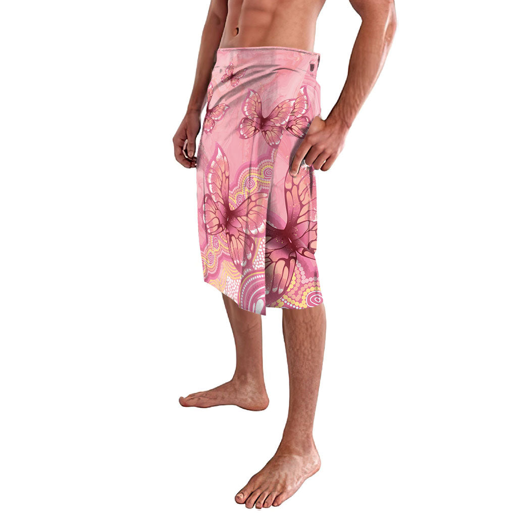 Dreamy Butterfly Collar Australia Breast Cancer Pink Lavalava Indigenous Art