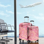 Dreamy Butterfly Collar Australia Breast Cancer Pink Luggage Cover Indigenous Art