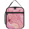 Dreamy Butterfly Collar Australia Breast Cancer Pink Lunch Bag Indigenous Art