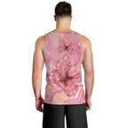 Dreamy Butterfly Collar Australia Breast Cancer Pink Men Tank Top Indigenous Art