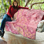 Dreamy Butterfly Collar Australia Breast Cancer Pink Quilt Indigenous Art
