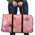 Dreamy Butterfly Collar Australia Breast Cancer Pink Travel Bag Indigenous Art