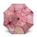 Dreamy Butterfly Collar Australia Breast Cancer Pink Umbrella Indigenous Art