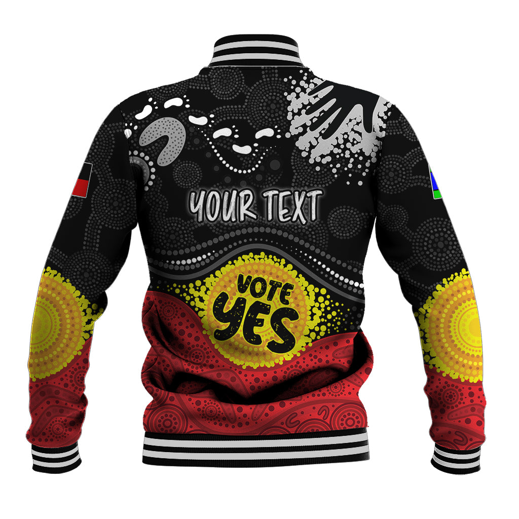 personalised-australia-indigenous-baseball-jacket-walk-for-yes-2023-aboriginal-flag-style