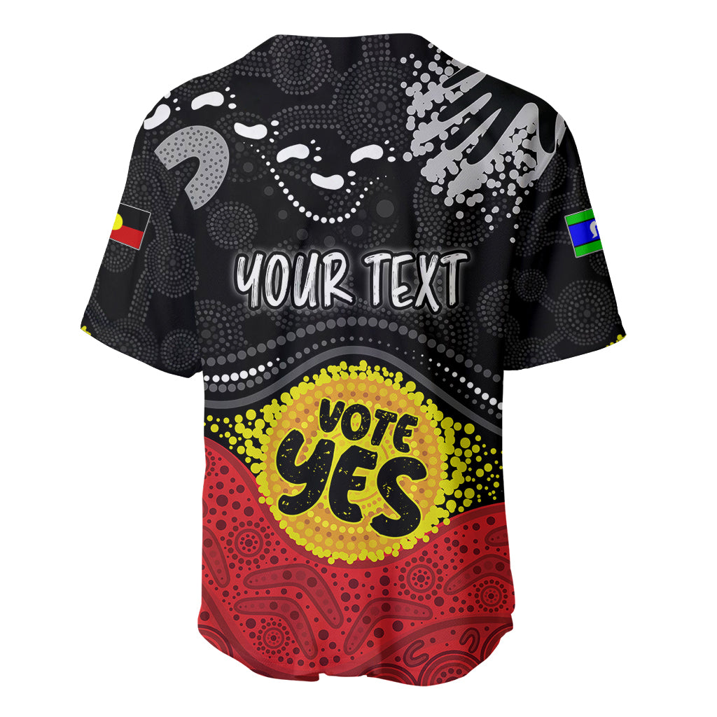 personalised-australia-indigenous-baseball-jersey-walk-for-yes-2023-aboriginal-flag-style