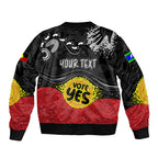 personalised-australia-indigenous-bomber-jacket-walk-for-yes-2023-aboriginal-flag-style