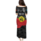 personalised-australia-indigenous-family-matching-puletasi-dress-and-hawaiian-shirt-walk-for-yes-2023-aboriginal-flag-style