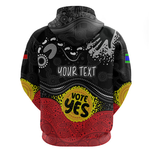 personalised-australia-indigenous-hoodie-walk-for-yes-2023-aboriginal-flag-style
