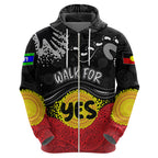 personalised-australia-indigenous-hoodie-walk-for-yes-2023-aboriginal-flag-style