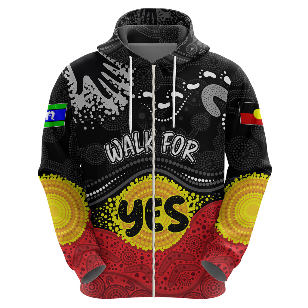personalised-australia-indigenous-hoodie-walk-for-yes-2023-aboriginal-flag-style