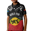 personalised-australia-indigenous-kid-polo-shirt-walk-for-yes-2023-aboriginal-flag-style