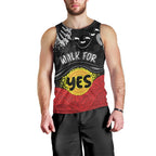 personalised-australia-indigenous-men-tank-top-walk-for-yes-2023-aboriginal-flag-style