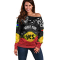 personalised-australia-indigenous-off-shoulder-sweater-walk-for-yes-2023-aboriginal-flag-style