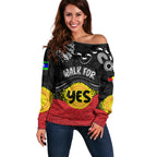 personalised-australia-indigenous-off-shoulder-sweater-walk-for-yes-2023-aboriginal-flag-style