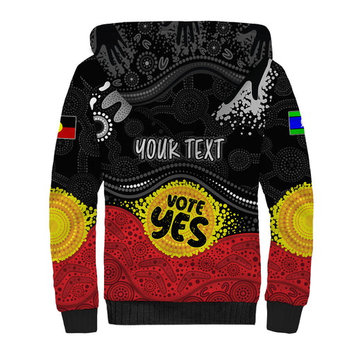 personalised-australia-indigenous-sherpa-hoodie-walk-for-yes-2023-aboriginal-flag-style