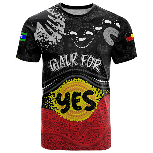 personalised-australia-indigenous-t-shirt-walk-for-yes-2023-aboriginal-flag-style