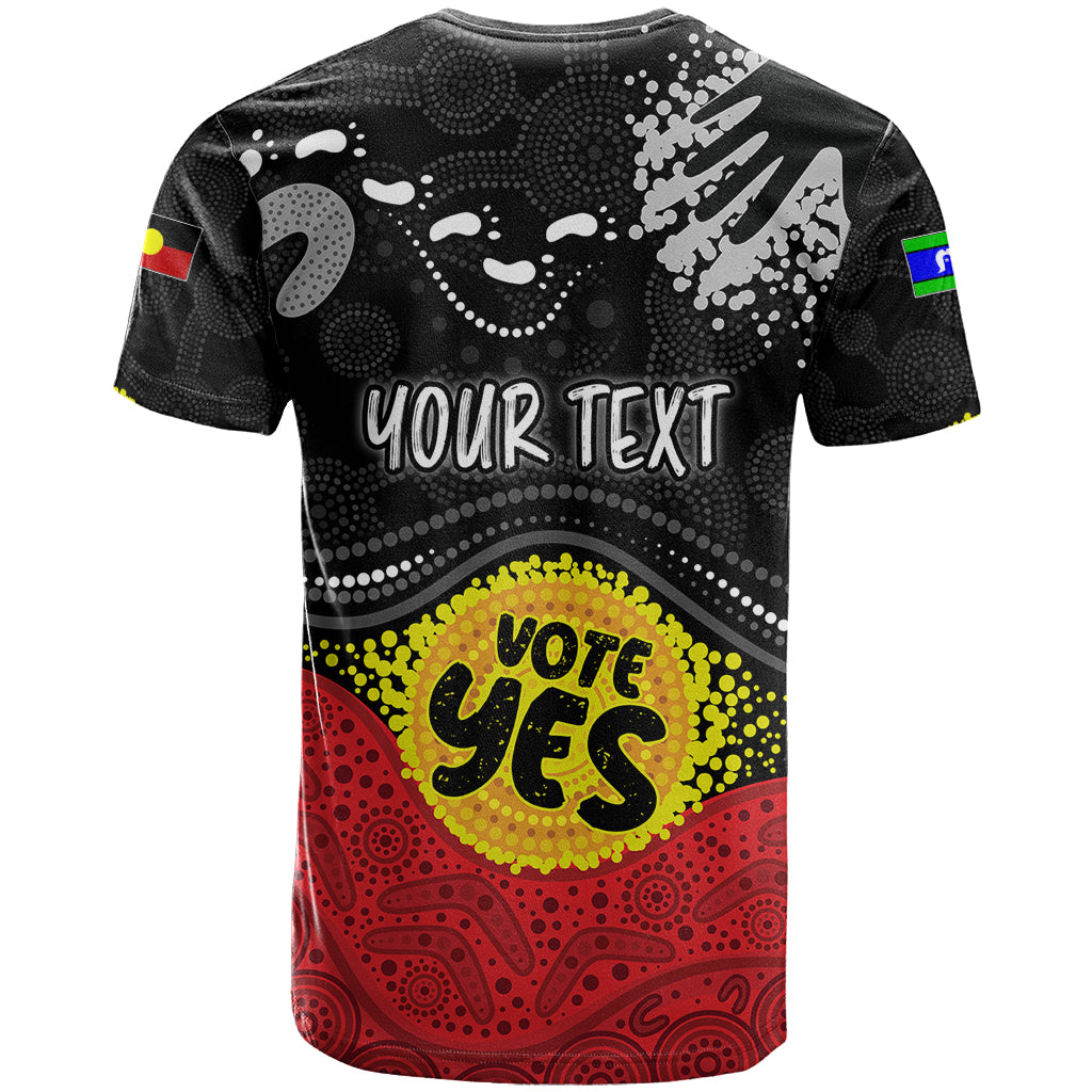 personalised-australia-indigenous-t-shirt-walk-for-yes-2023-aboriginal-flag-style