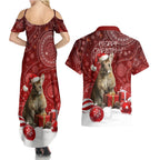 australia-christmas-wallaby-couples-matching-summer-maxi-dress-and-hawaiian-shirt-aboriginal-art