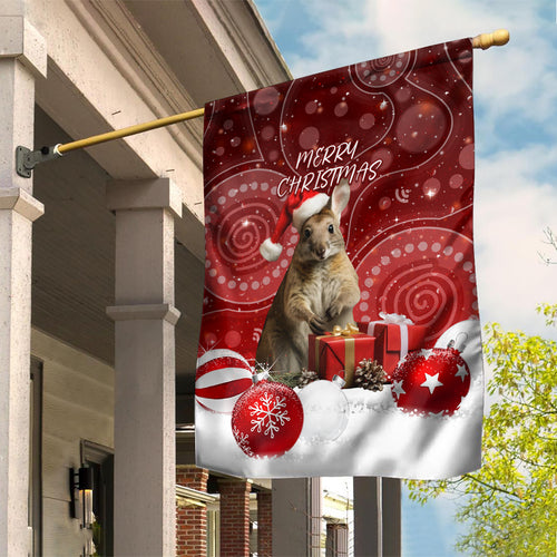 australia-christmas-wallaby-garden-flag-aboriginal-art