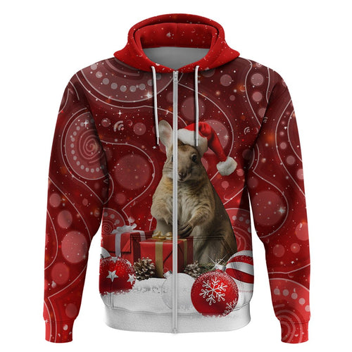australia-christmas-wallaby-hoodie-aboriginal-art