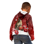 australia-christmas-wallaby-kid-hoodie-aboriginal-art