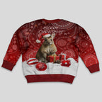 australia-christmas-wallaby-kid-ugly-christmas-sweater-aboriginal-art