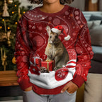 australia-christmas-wallaby-kid-ugly-christmas-sweater-aboriginal-art