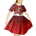 australia-christmas-wallaby-kid-short-sleeve-dress-aboriginal-art