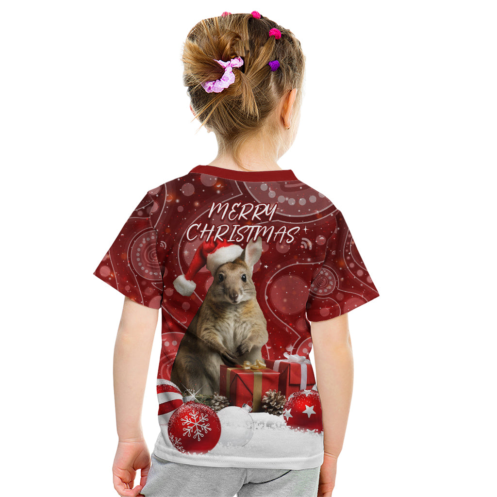australia-christmas-wallaby-kid-t-shirt-aboriginal-art