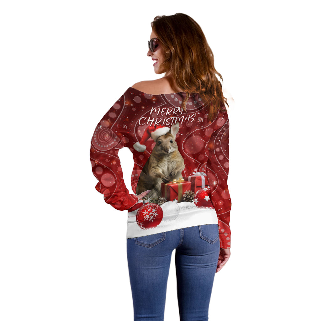 australia-christmas-wallaby-off-shoulder-sweater-aboriginal-art