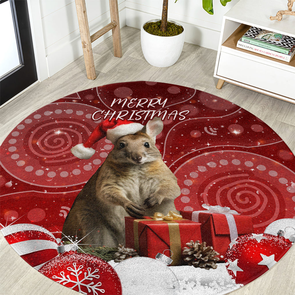 australia-christmas-wallaby-round-carpet-aboriginal-art