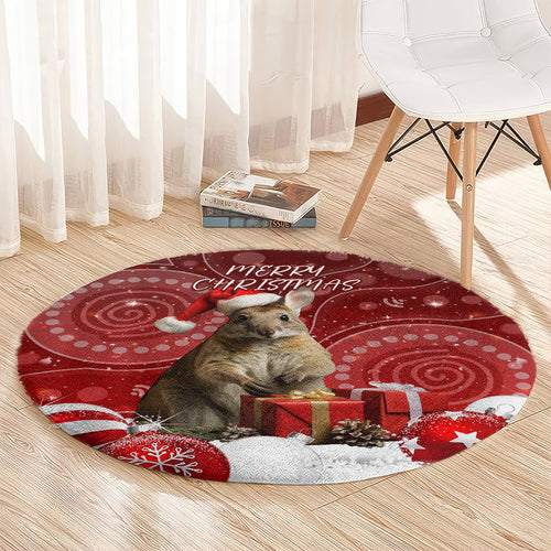 australia-christmas-wallaby-round-carpet-aboriginal-art