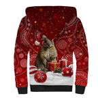 australia-christmas-wallaby-sherpa-hoodie-aboriginal-art