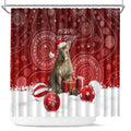 australia-christmas-wallaby-shower-curtain-aboriginal-art