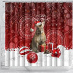 australia-christmas-wallaby-shower-curtain-aboriginal-art