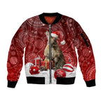 australia-christmas-wallaby-sleeve-zip-bomber-jacket-aboriginal-art