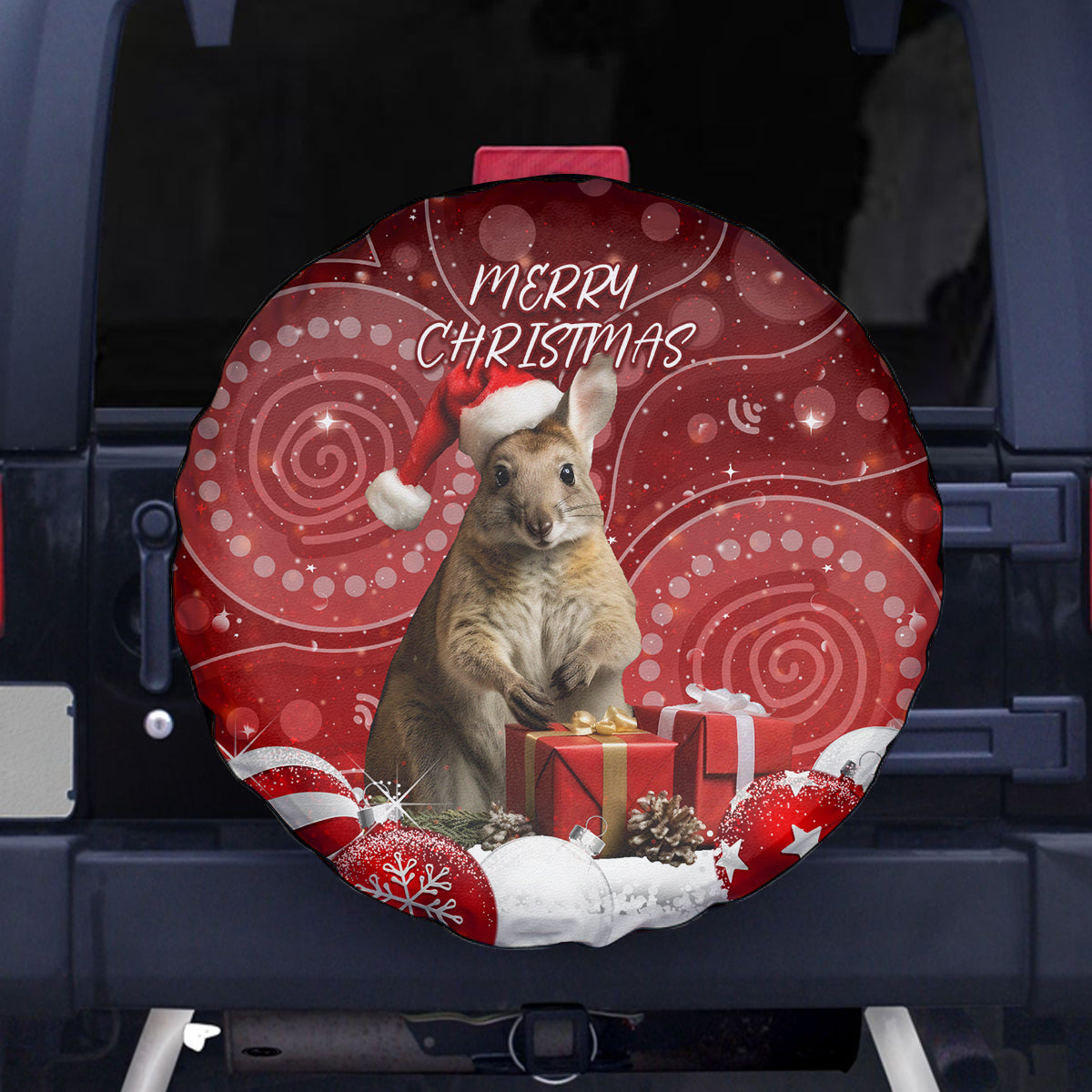 australia-christmas-wallaby-spare-tire-cover-aboriginal-art