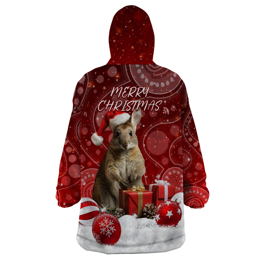 australia-christmas-wallaby-wearable-blanket-hoodie-aboriginal-art
