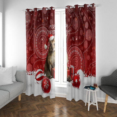 australia-christmas-wallaby-window-curtain-aboriginal-art