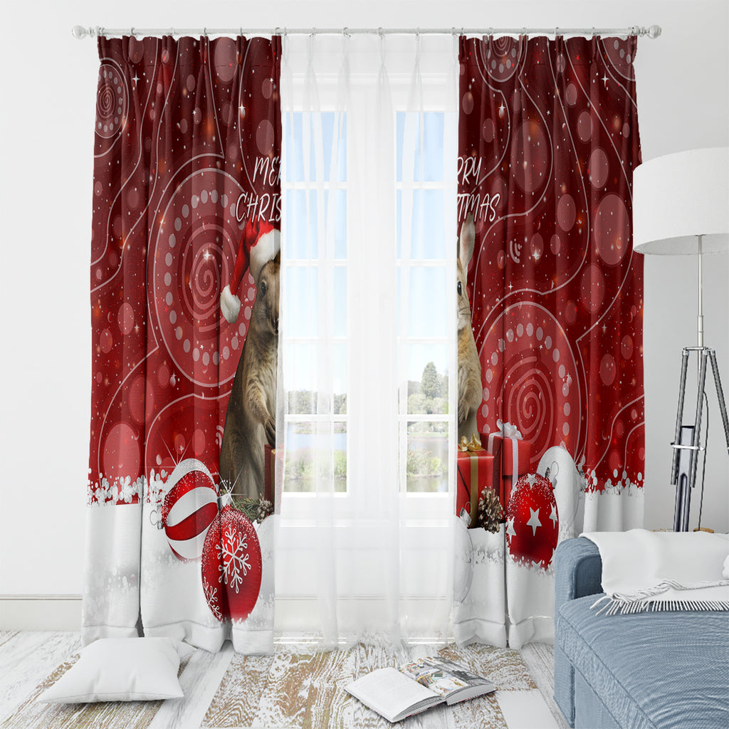 australia-christmas-wallaby-window-curtain-aboriginal-art